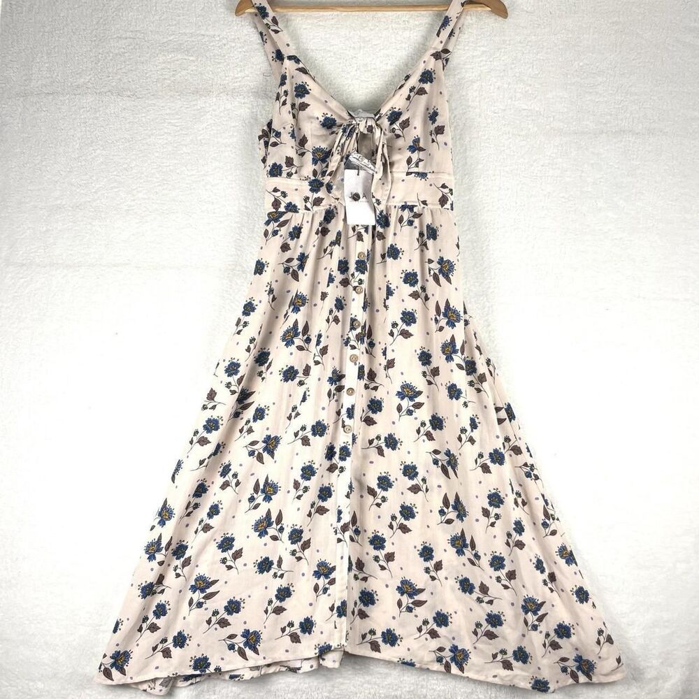 Anthropologie Women's Cream Dress - Picture 2 of 8